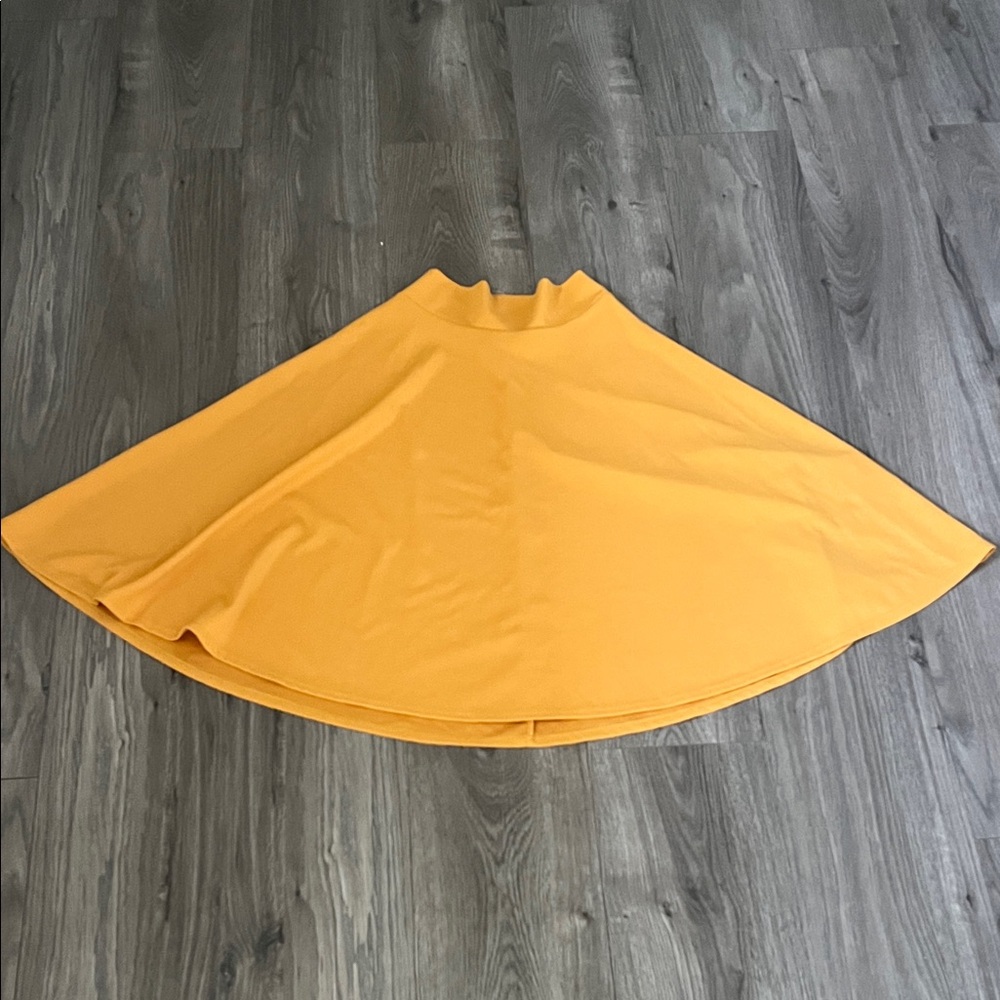 Elegant Mustard Yellow Women's Skirt